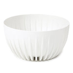 Mira Bowl Pot, Insert and Hole with Plug 300mm White