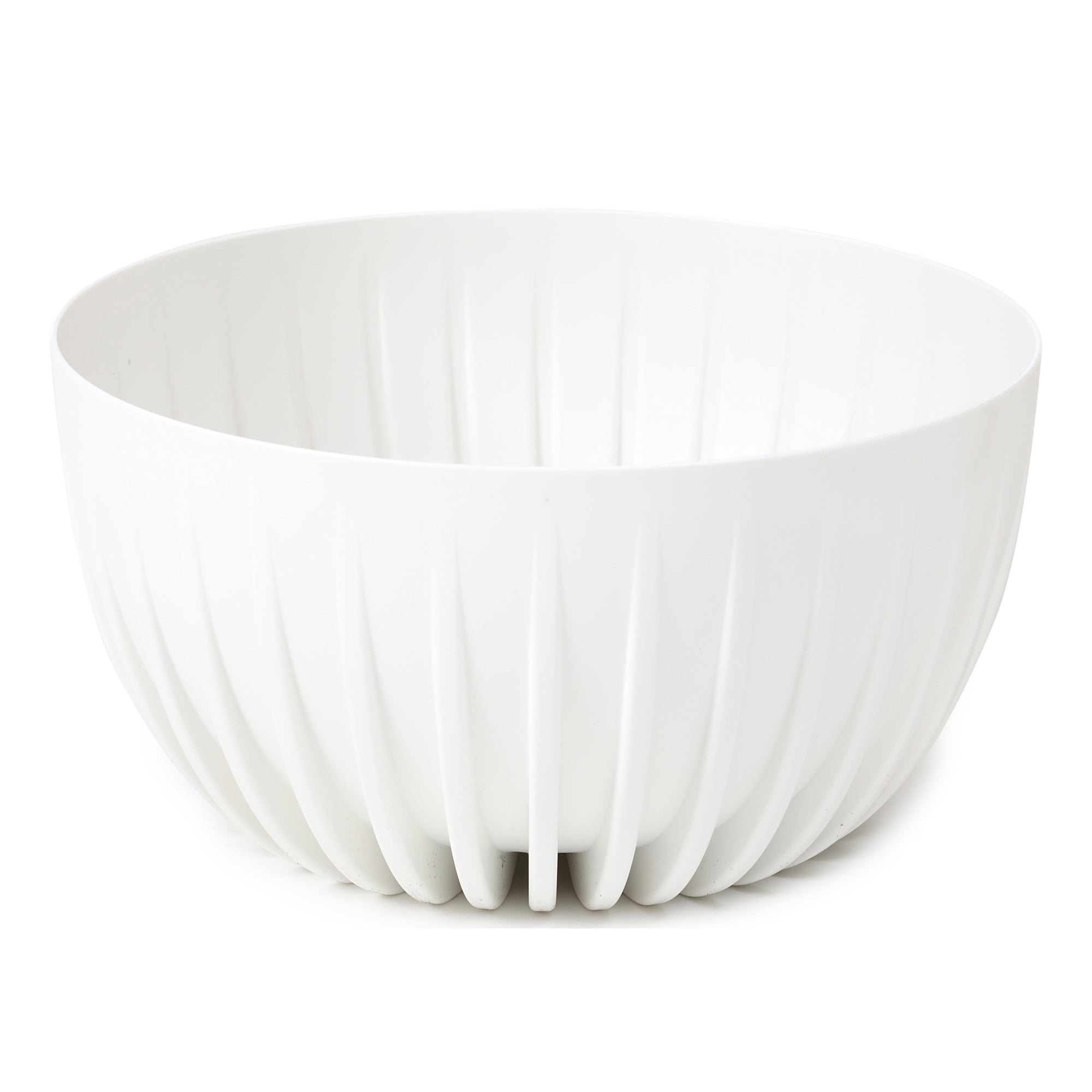 Mira Bowl Pot, Insert and Hole With Plug 240mm White