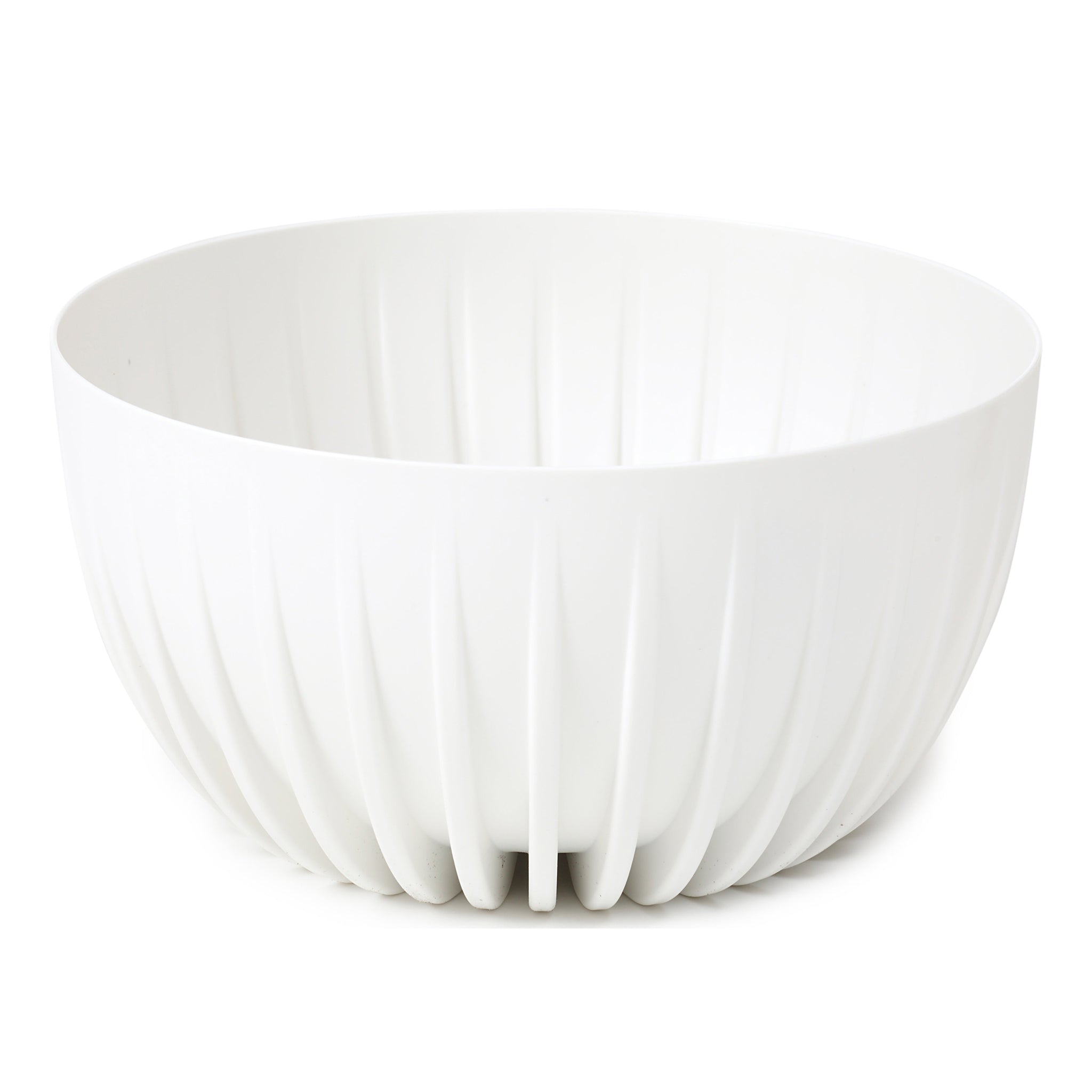 Mira Bowl Pot, Insert and Hole With Plug 240mm White