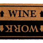 Wine & Work Door Mat