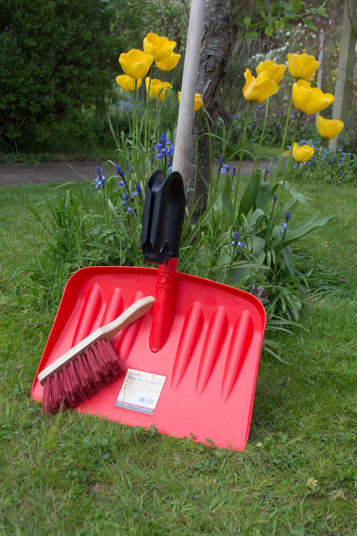 Etree Etree Eco Shovel - Heavy-Duty Impact Resistant Hand Shovel with Hard Brush | Large Dustpan for Outdoors, Garden, Rubble, Work, Building Site Shovels & Spades