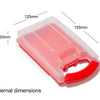 Red Plastic Storage Case (125x155x50 mm internal) - Etree - Etree - 