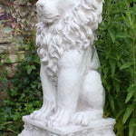 Stone Effect Sitting Lion Statue
