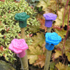 Etree Flower Cane Caps (8pcs) Mixed Colours Gardening Accessories