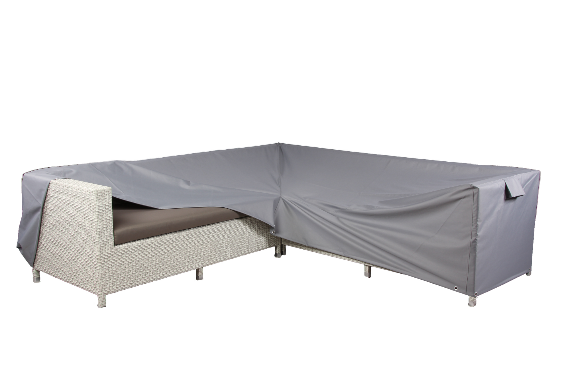 Premium Modular Medium L Shaped Dining Cover (right side long) - 260/184 X 210/134 X 76 (D) X 60/82 (H)
Table: 155 X 95 X 68 H