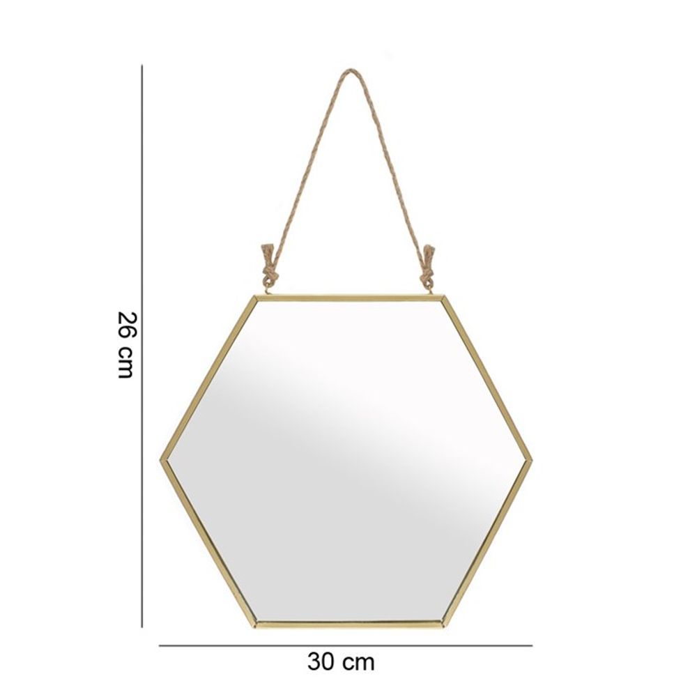 Large Gold Geometric Mirror